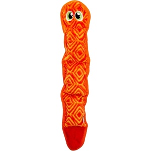 image:imageOutward Hound Durablez Gecko  Squeaky Plush Dog Toy No Stuffing for Less Mess Interactive amp Tough 4 Jumbo Squeakers Puppies amp Dogs Large 175Pink Snake