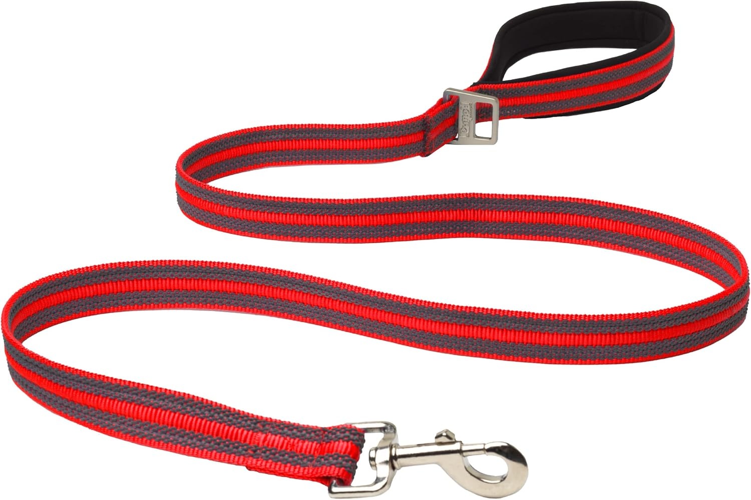 image:imageOutward Hound Boulder Grip Reflective Dog Leash Black 5 ftRed