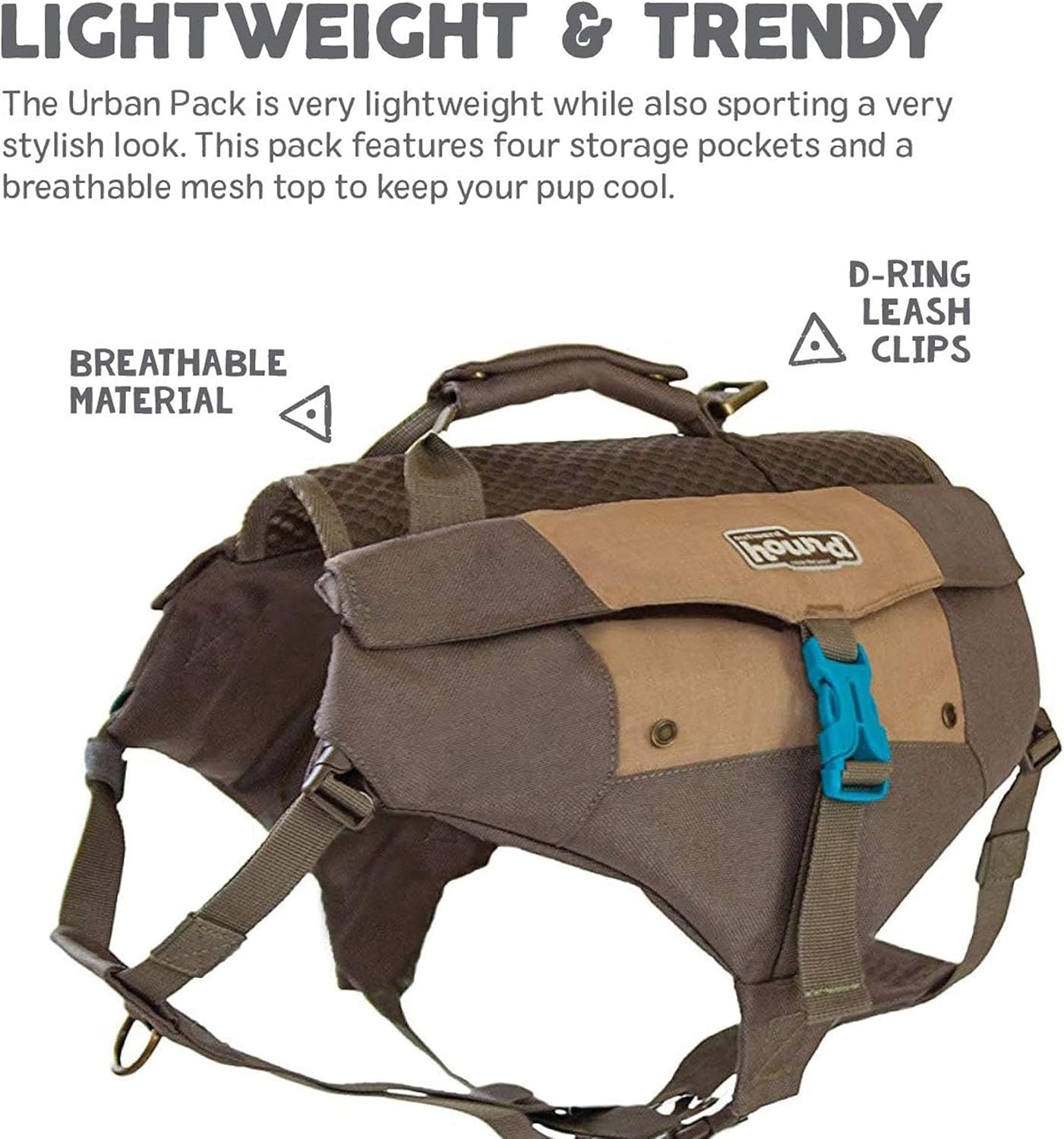 image:imageOutward Hound DayPak Green Dog Saddleback Backpack LargeBrown