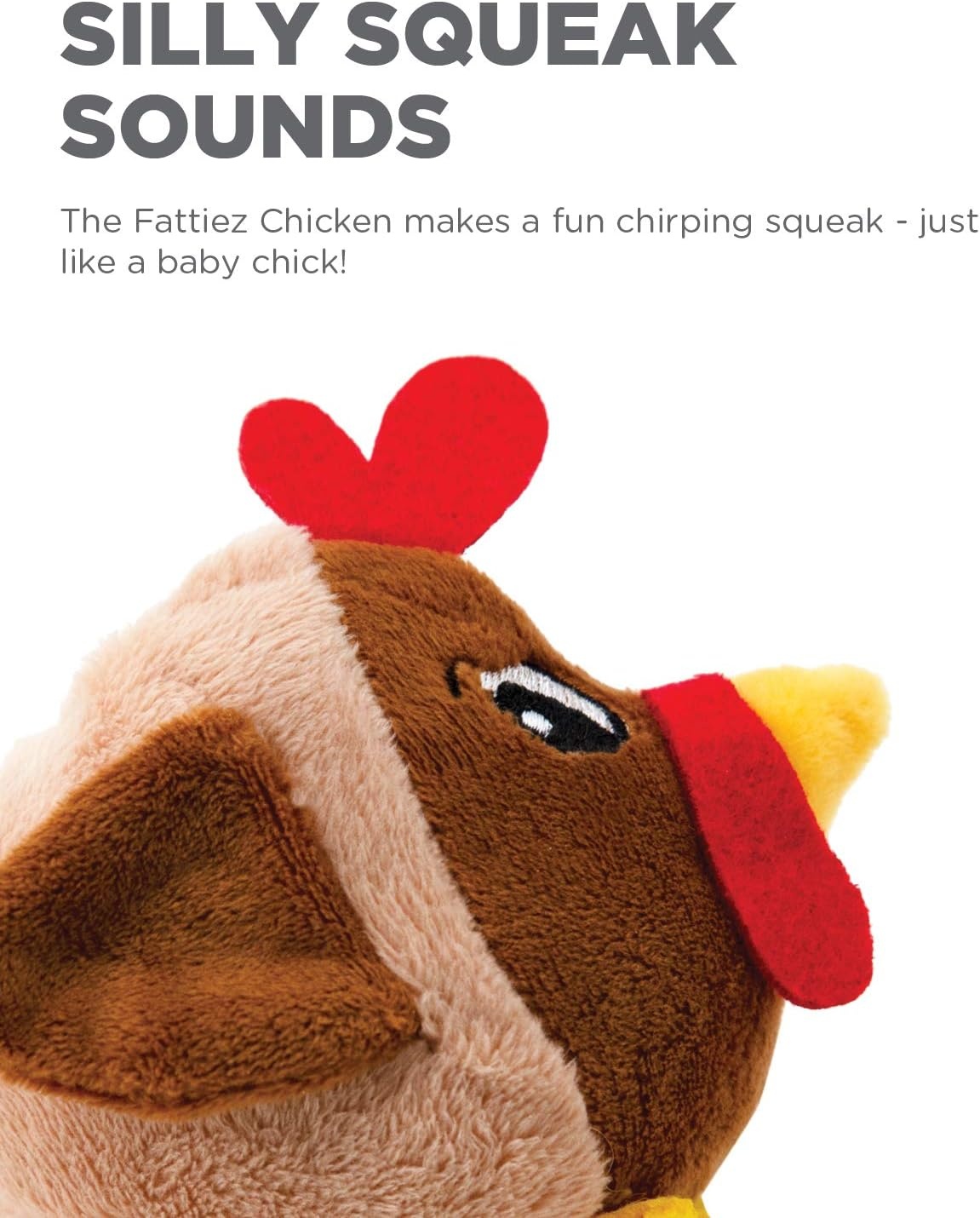 image:imageOutward Hound Fattiez Sheep Plush Squeaky Dog Toy MediumFattiez Chicken