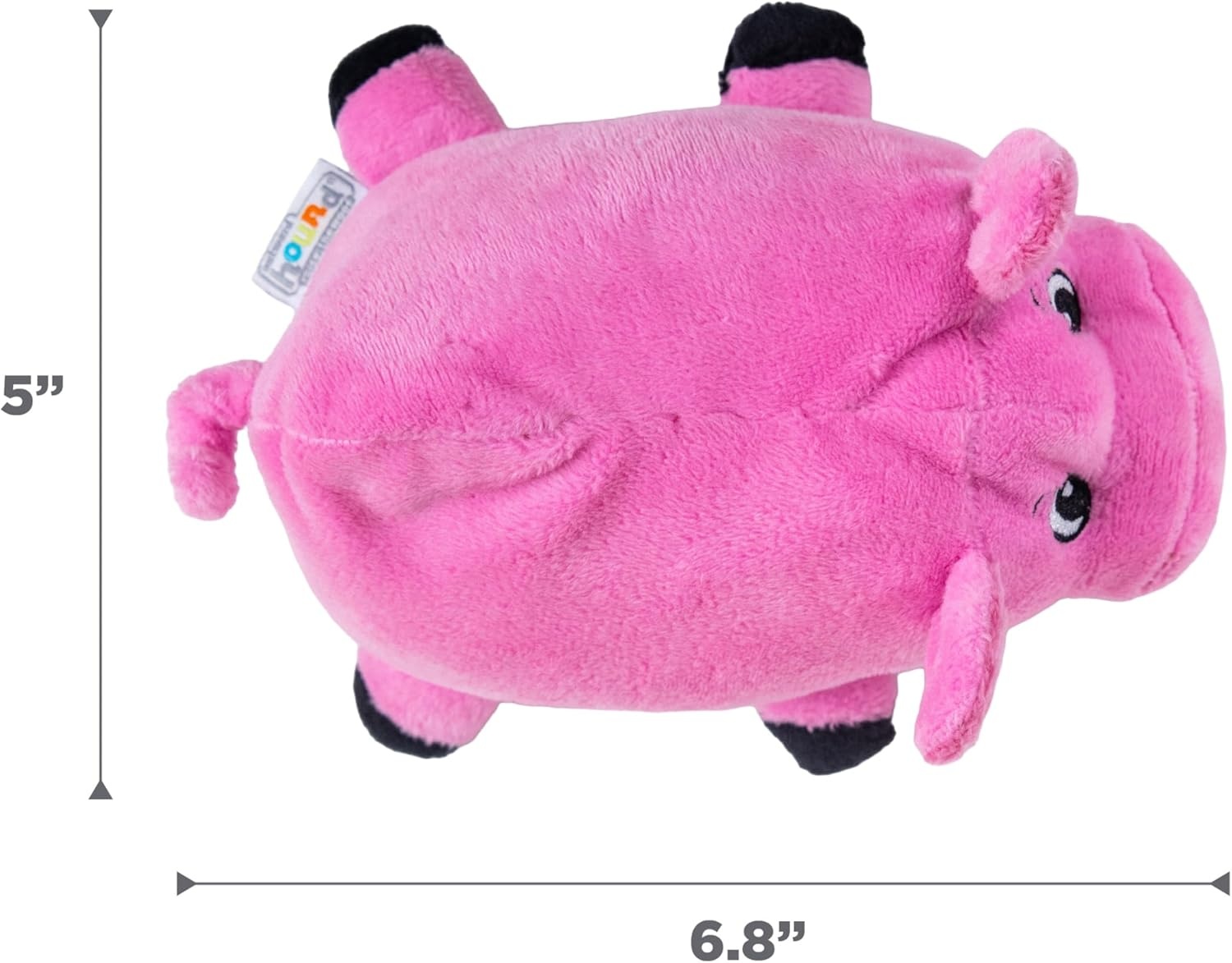 image:imageOutward Hound Fattiez Sheep Plush Squeaky Dog Toy MediumPink Pig
