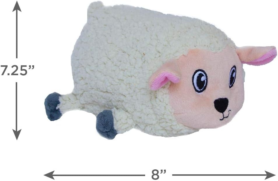 image:imageOutward Hound Fattiez Sheep Plush Squeaky Dog Toy MediumWhite Sheep