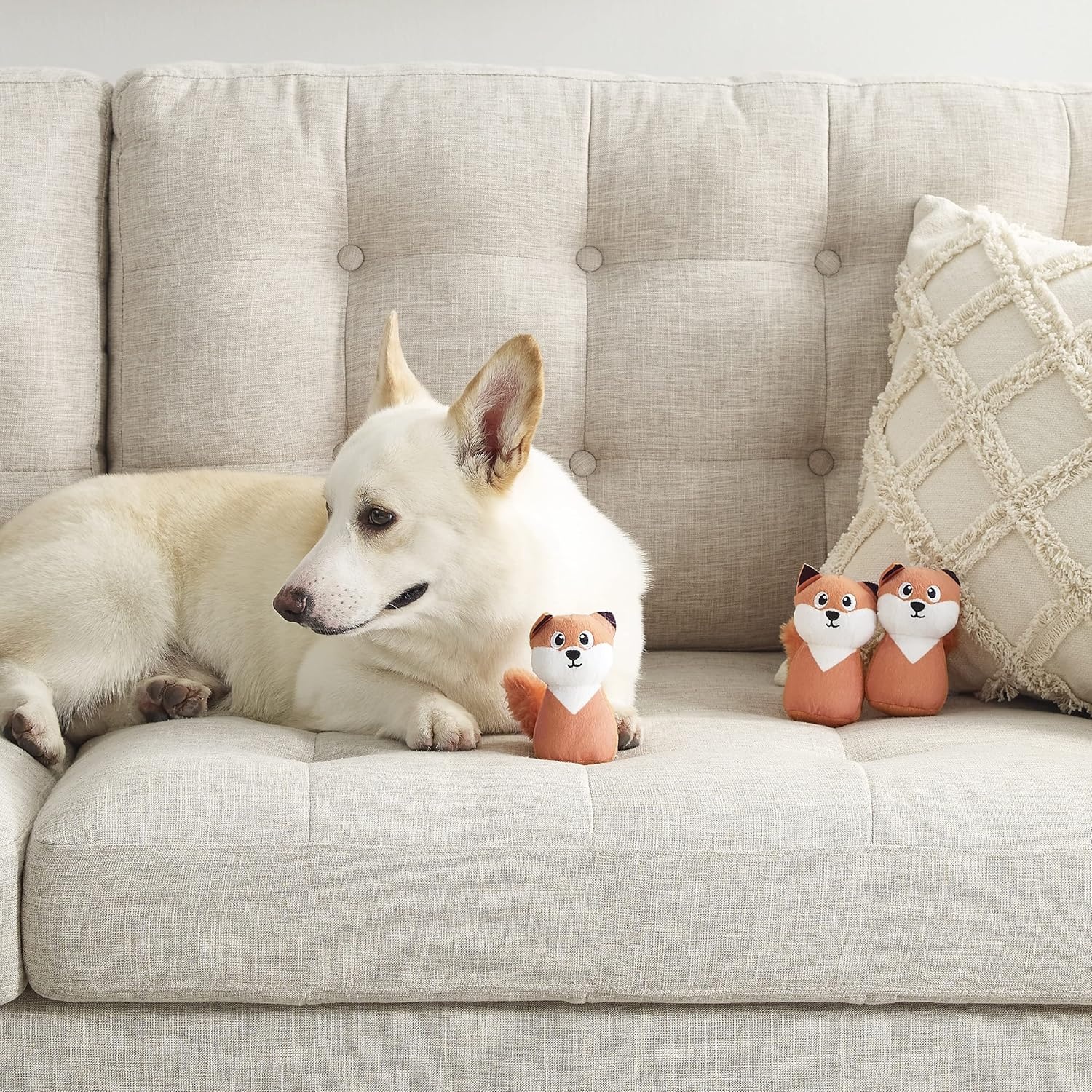 image:imageOutward Hound Hide A Llama Plush Dog Toy PuzzleFox