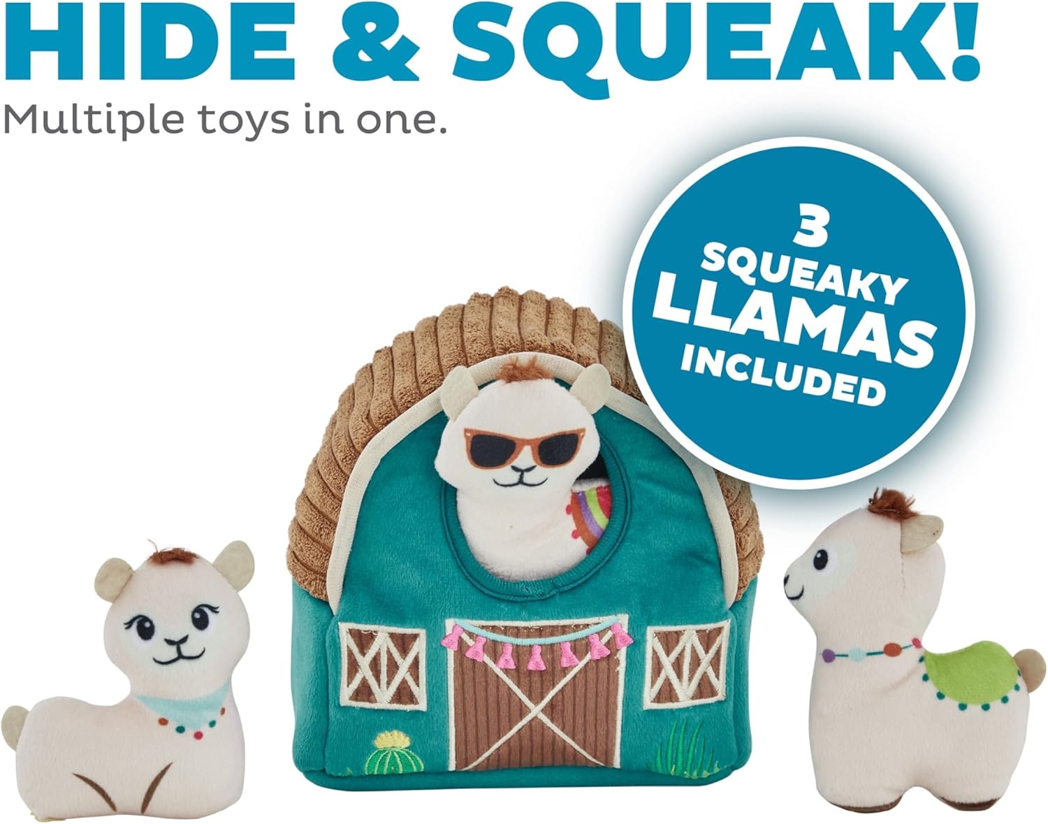 image:imageOutward Hound Hide A Llama Plush Dog Toy PuzzleLlama
