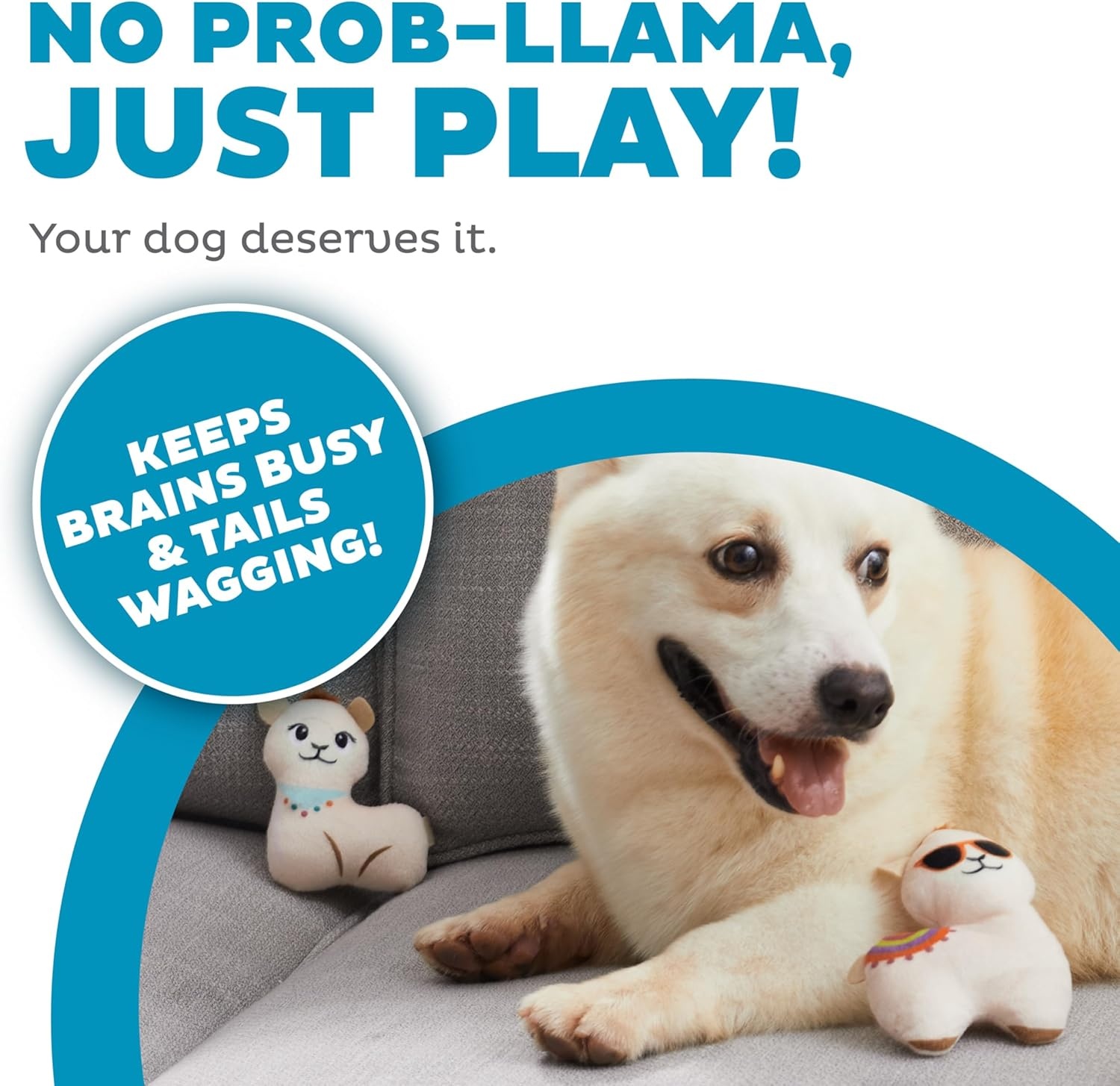 image:imageOutward Hound Hide A Llama Plush Dog Toy PuzzleLlama