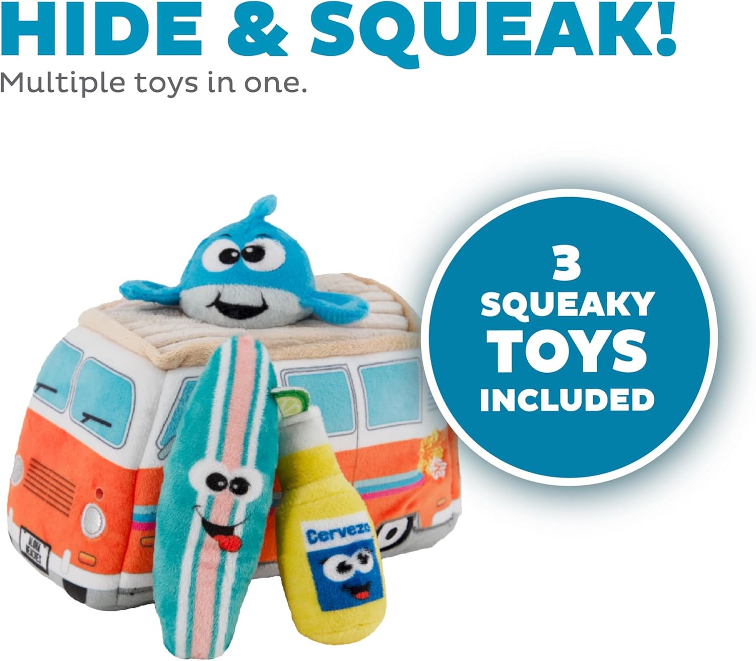 image:imageOutward Hound Hide A Llama Plush Dog Toy PuzzleSurf Van