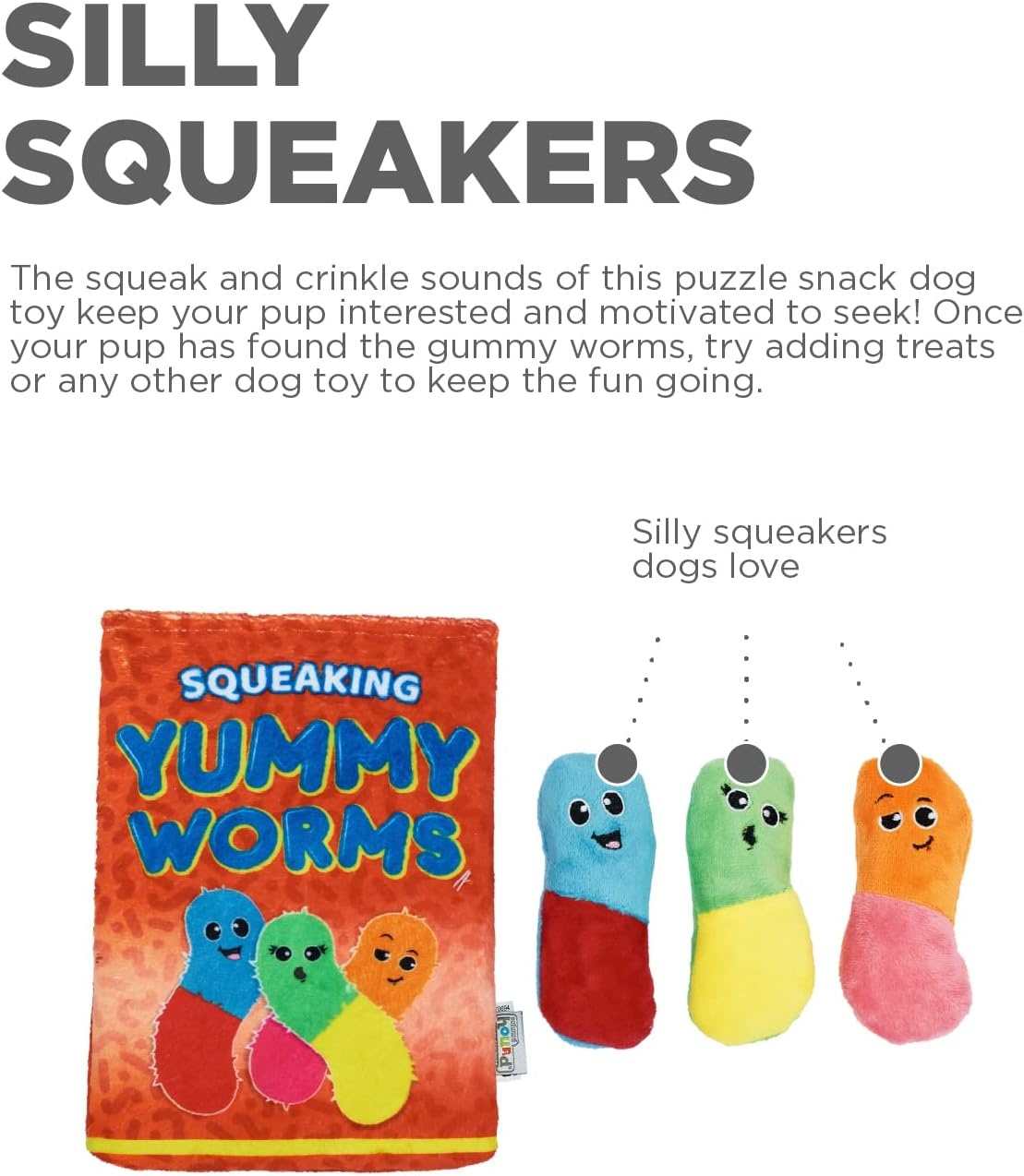 image:imageOutward Hound Hide A Llama Plush Dog Toy PuzzleYummy Worms