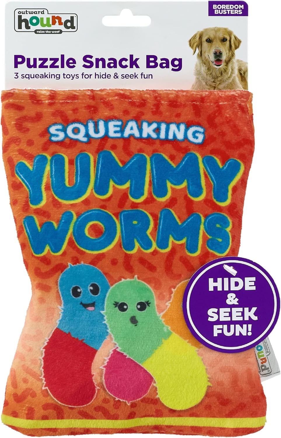image:imageOutward Hound Hide A Llama Plush Dog Toy PuzzleYummy Worms