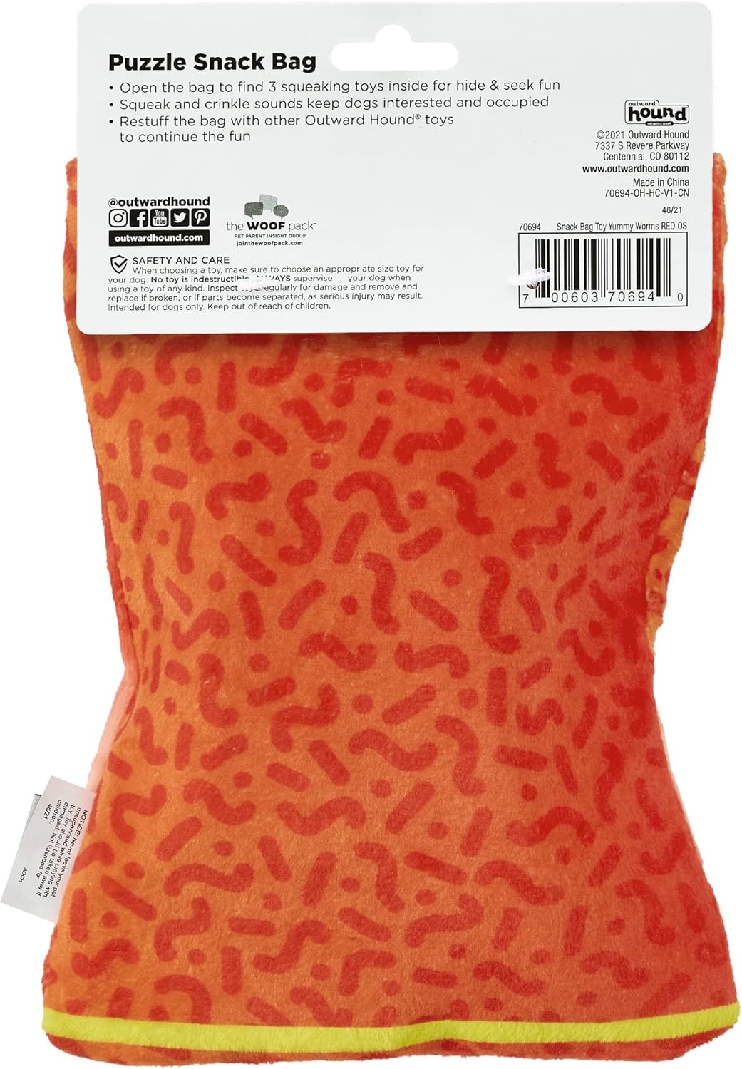 image:imageOutward Hound Hide A Llama Plush Dog Toy PuzzleYummy Worms