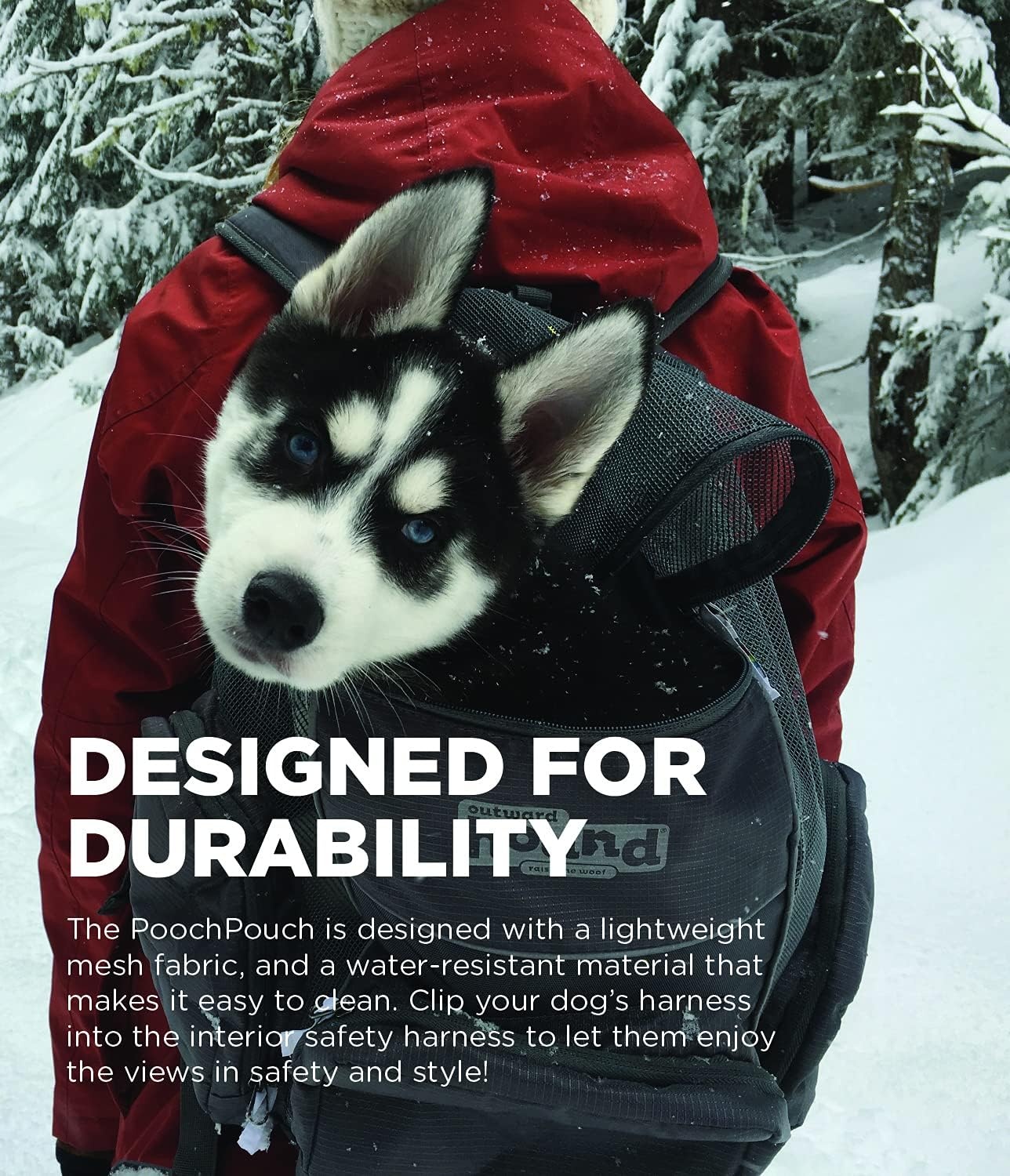 image:imageOutward Hound Poochpouch Backpack Small Dog Carrier Grey