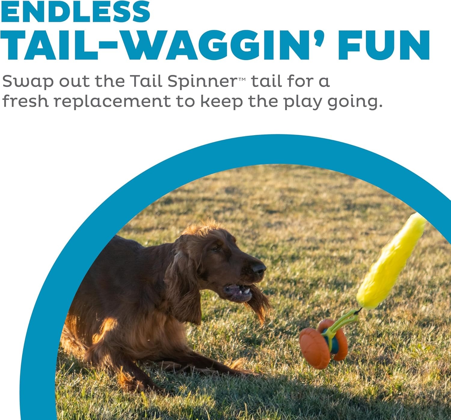 image:imageOutward Hound Tail Teaser Replacement Lure for Dog Teaser Wand BeaverYellow