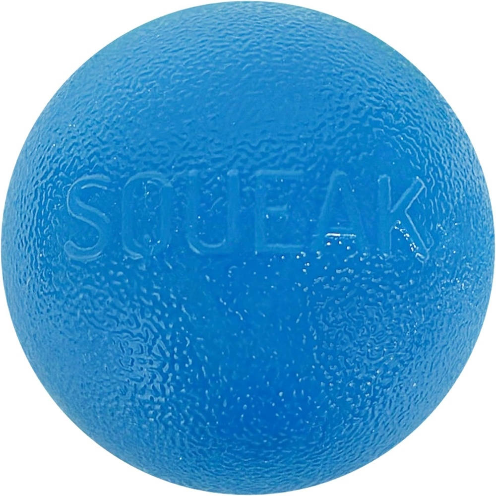 image:imageOutward Hound by Planet Dog Squeak Ball Bouncy Fetch Dog Toy OrangeBlue Squeak Toy