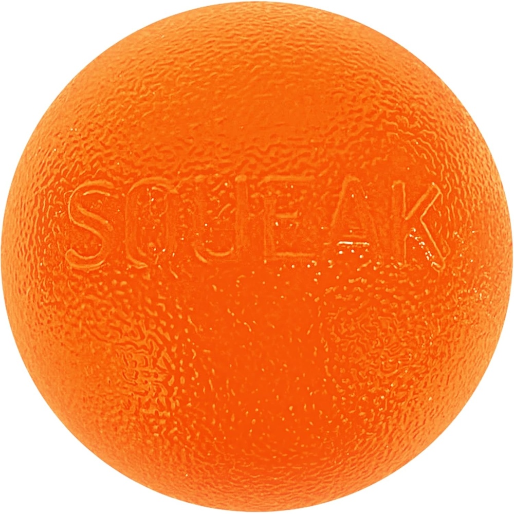 image:imageOutward Hound by Planet Dog Squeak Ball Bouncy Fetch Dog Toy OrangeOrange Squeak Toy