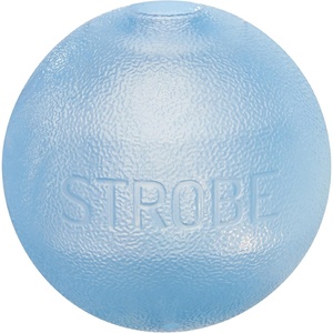 image:imageOutward Hound by Planet Dog Squeak Ball Bouncy Fetch Dog Toy OrangeBlue Strobe Toy