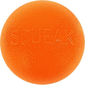 image:imageOutward Hound by Planet Dog Squeak Ball Bouncy Fetch Dog Toy OrangeOrange Squeak Toy