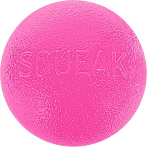 image:imageOutward Hound by Planet Dog Squeak Ball Bouncy Fetch Dog Toy OrangePink Squeak Toy