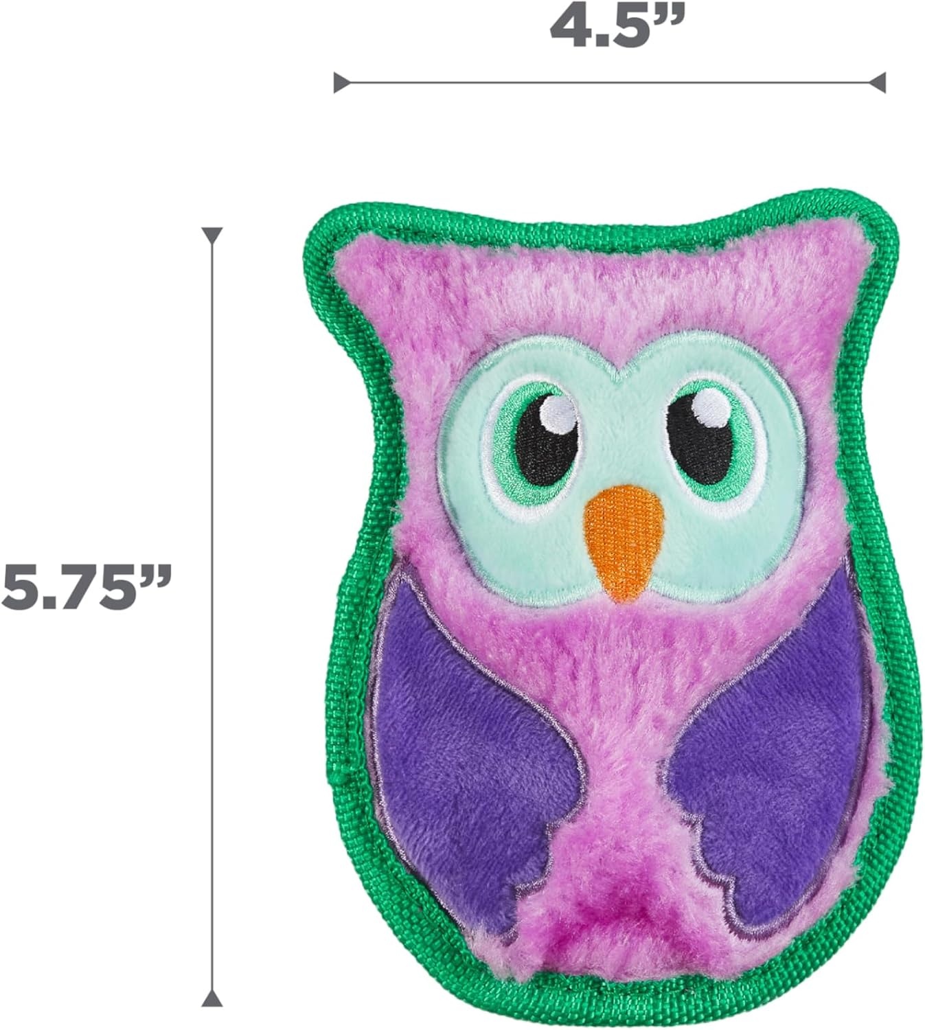 image:imageOutward Hound Durablez Minis Squeaky Plush Dog Toy No Stuffing for Less Mess Interactive amp Tough Jumbo Squeaker Puppies amp Small Dogs Fox 63Owl