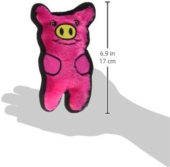 image:imageOutward Hound Durablez Minis Squeaky Plush Dog Toy No Stuffing for Less Mess Interactive amp Tough Jumbo Squeaker Puppies amp Small Dogs Fox 63Pig