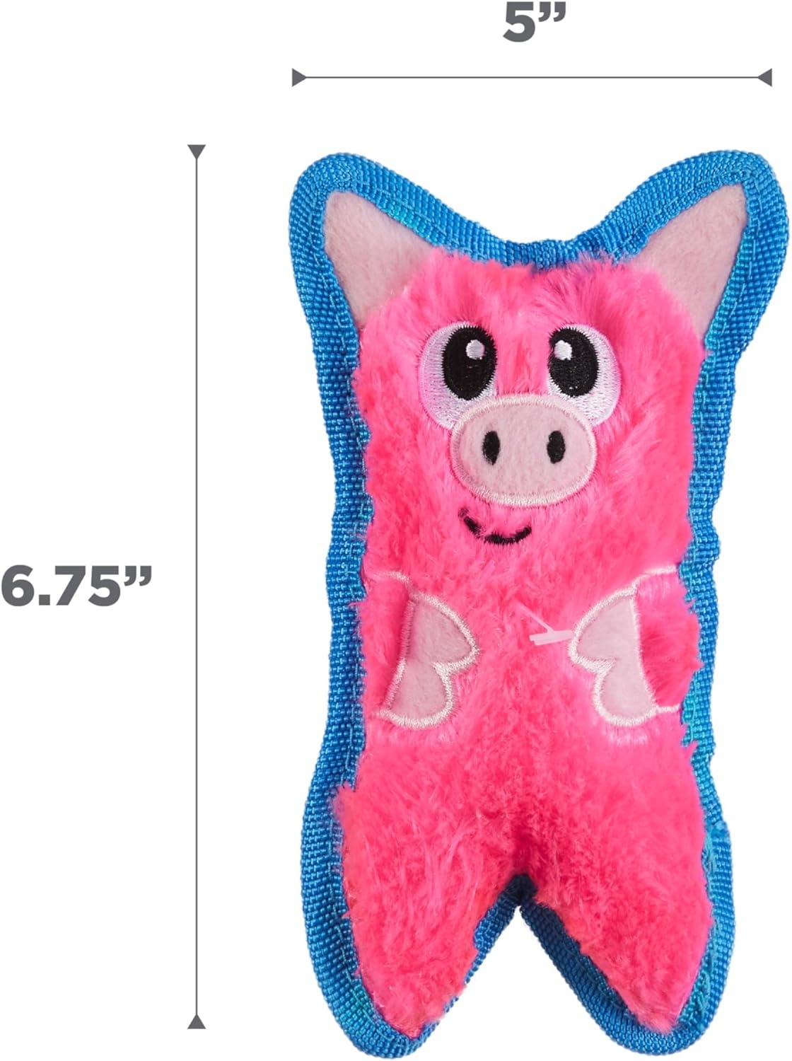 image:imageOutward Hound Durablez Minis Squeaky Plush Dog Toy No Stuffing for Less Mess Interactive amp Tough Jumbo Squeaker Puppies amp Small Dogs Fox 63Pig