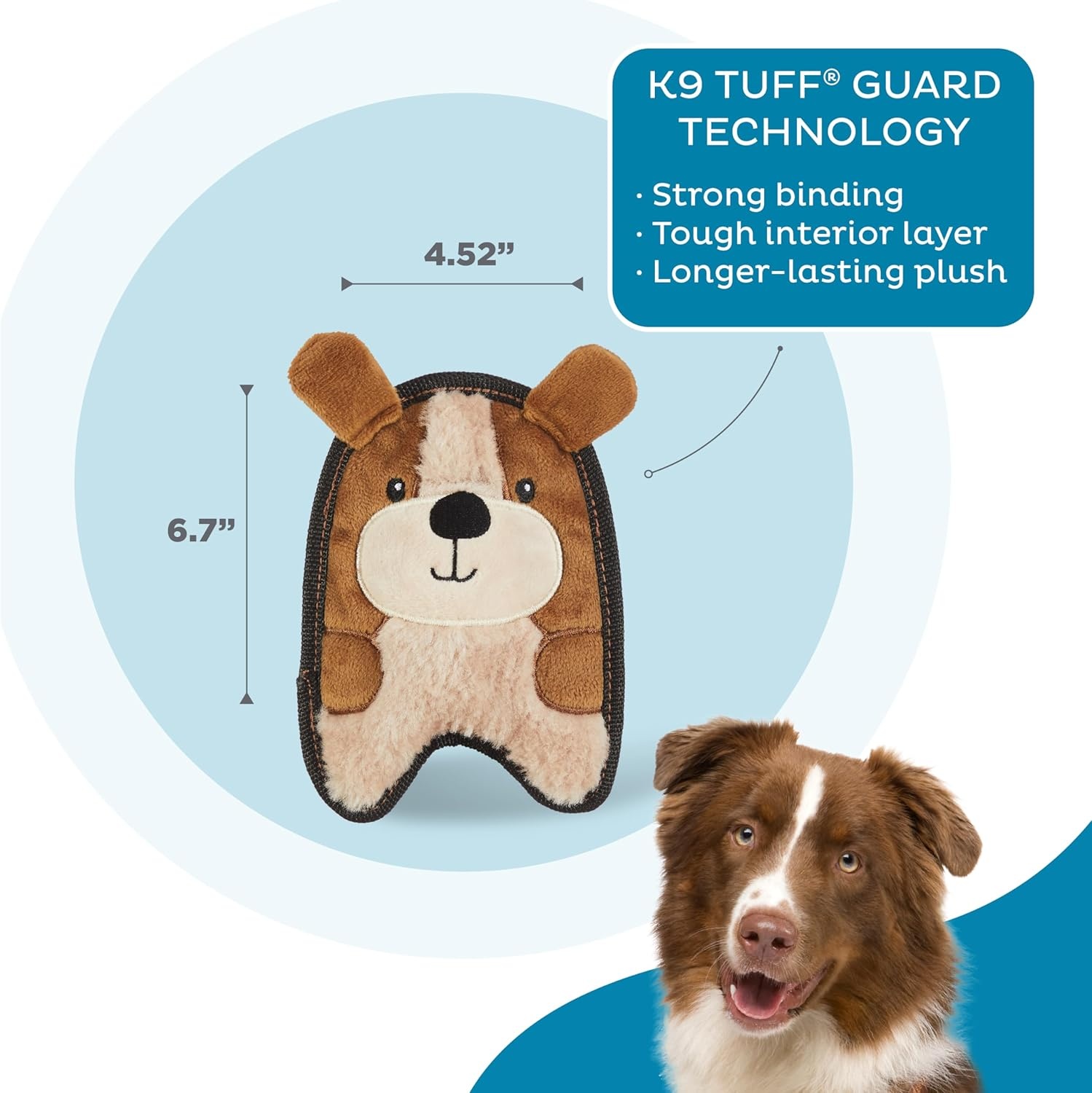 image:imageOutward Hound Durablez Minis Squeaky Plush Dog Toy No Stuffing for Less Mess Interactive amp Tough Jumbo Squeaker Puppies amp Small Dogs Fox 63Puppy