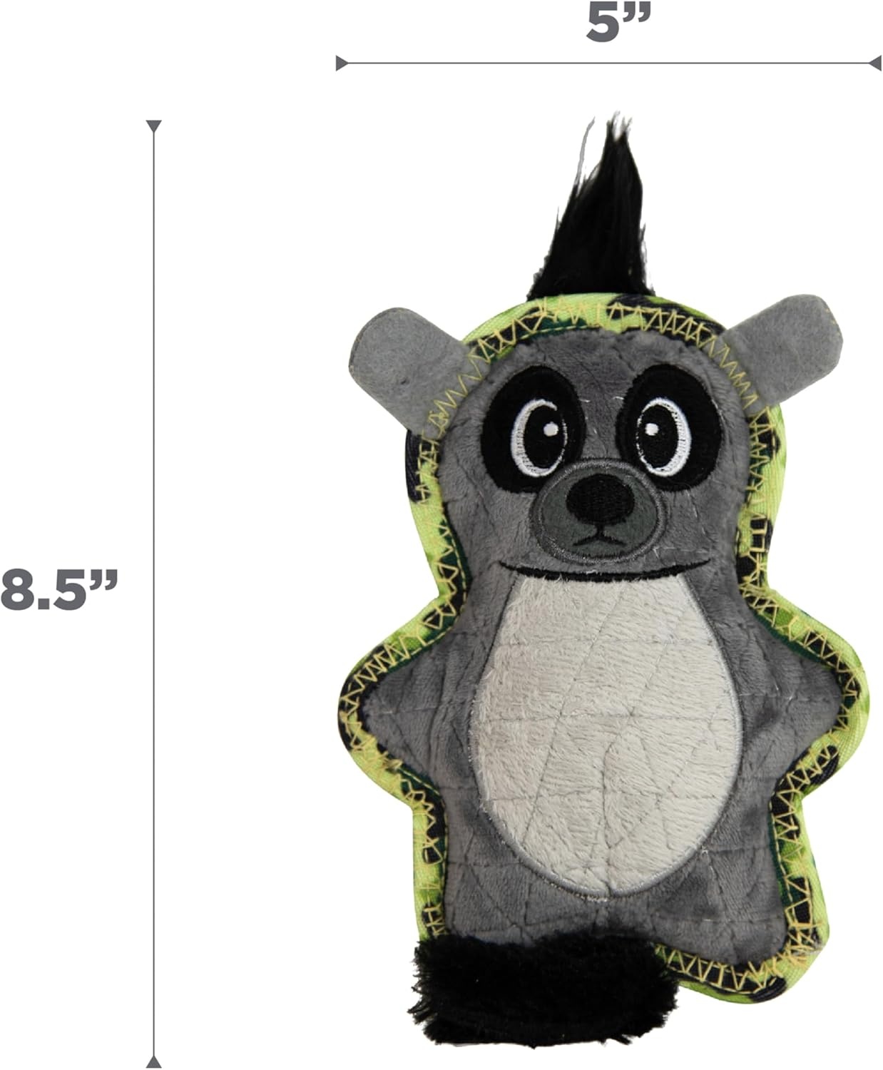 image:imageOutward Hound Xtreme Seamz Alligator Squeaky Dog Toy Reinforced Dense Stuffing Plush ToyLemur