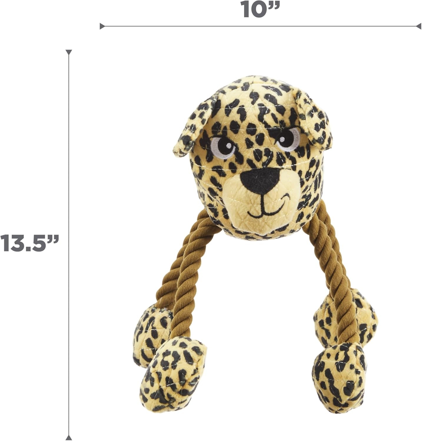 image:imageOutward Hound Xtreme Seamz Alligator Squeaky Dog Toy Reinforced Dense Stuffing Plush ToyLeopard Tuggy