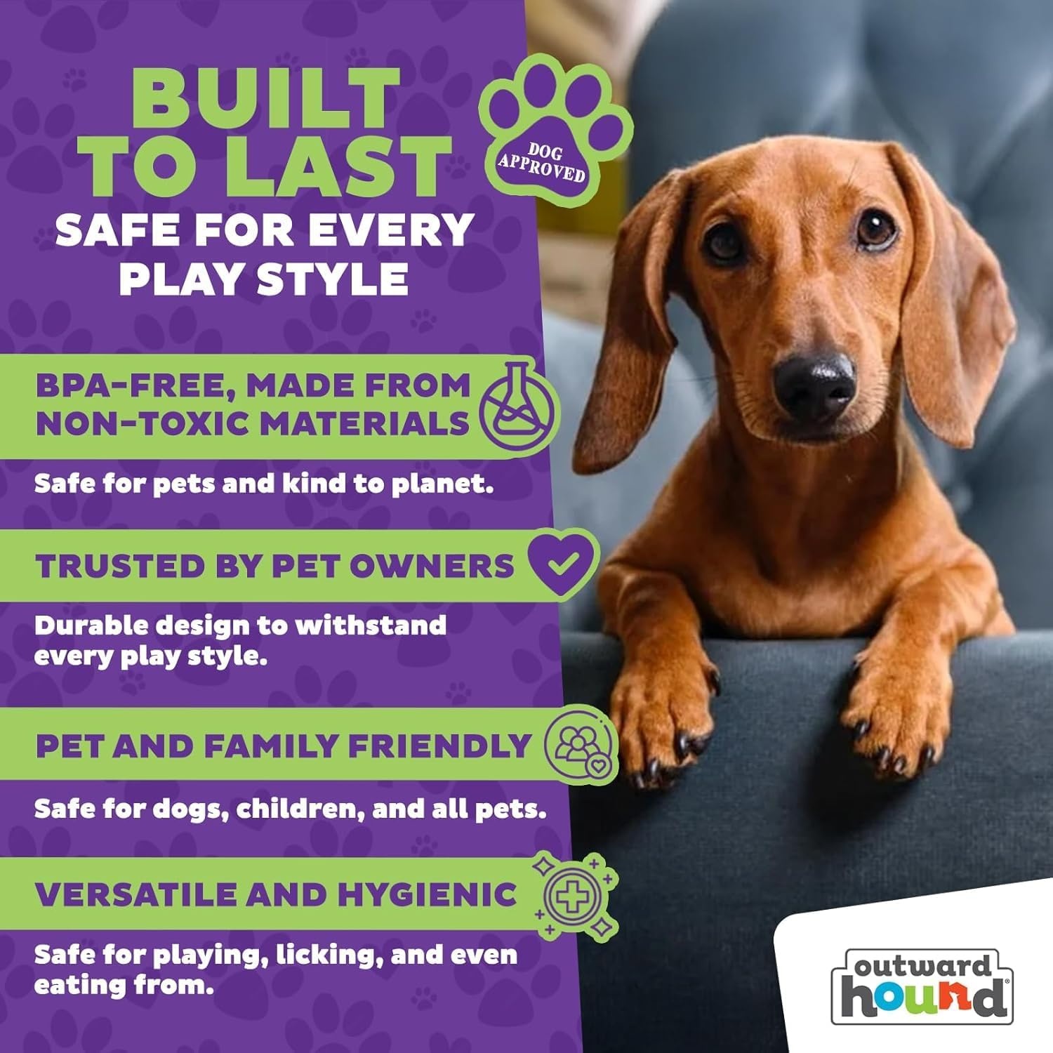 image:imageOutward Hound by Nina Ottosson Dog Hide N Slide Treat Puzzle Enrichment Toy Level 2 Intermediate Tan CompositeDog Casino Blue Orange