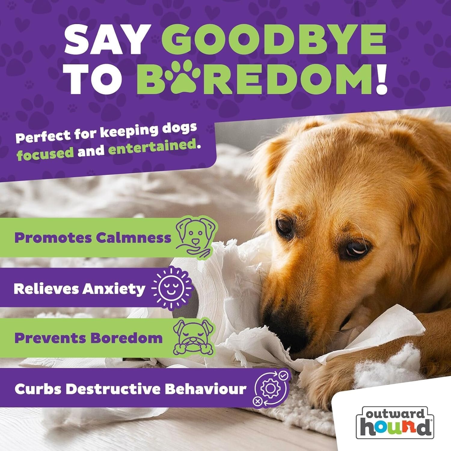 image:imageOutward Hound by Nina Ottosson Dog Hide N Slide Treat Puzzle Enrichment Toy Level 2 Intermediate Tan CompositeDog Casino Blue Orange
