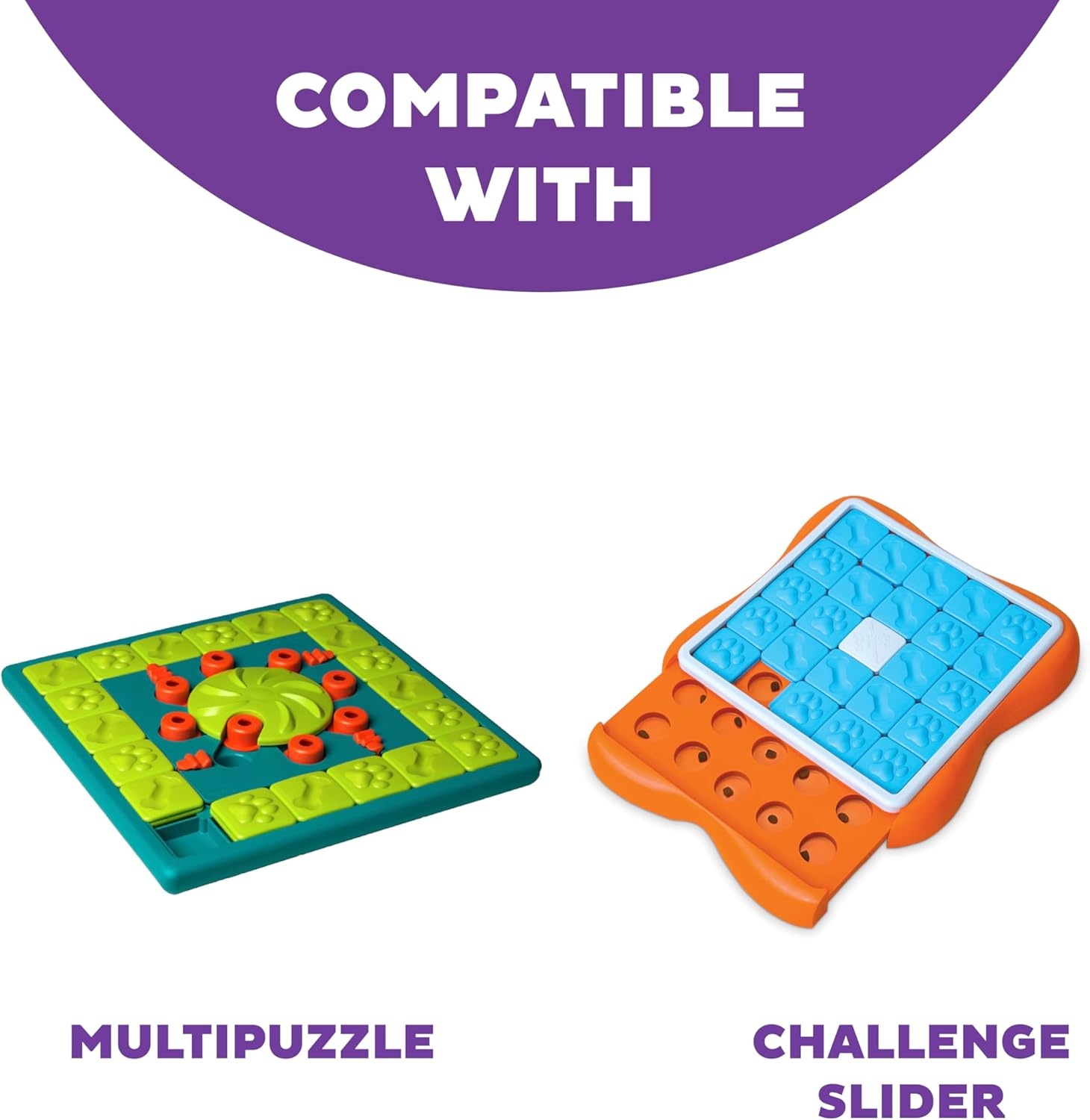 image:imageOutward Hound by Nina Ottosson Dog Tornado Interactive Treat Puzzle Enrichment Toy 3 Spinning Layers Level 2 IntermediateExtra Tiles Blue