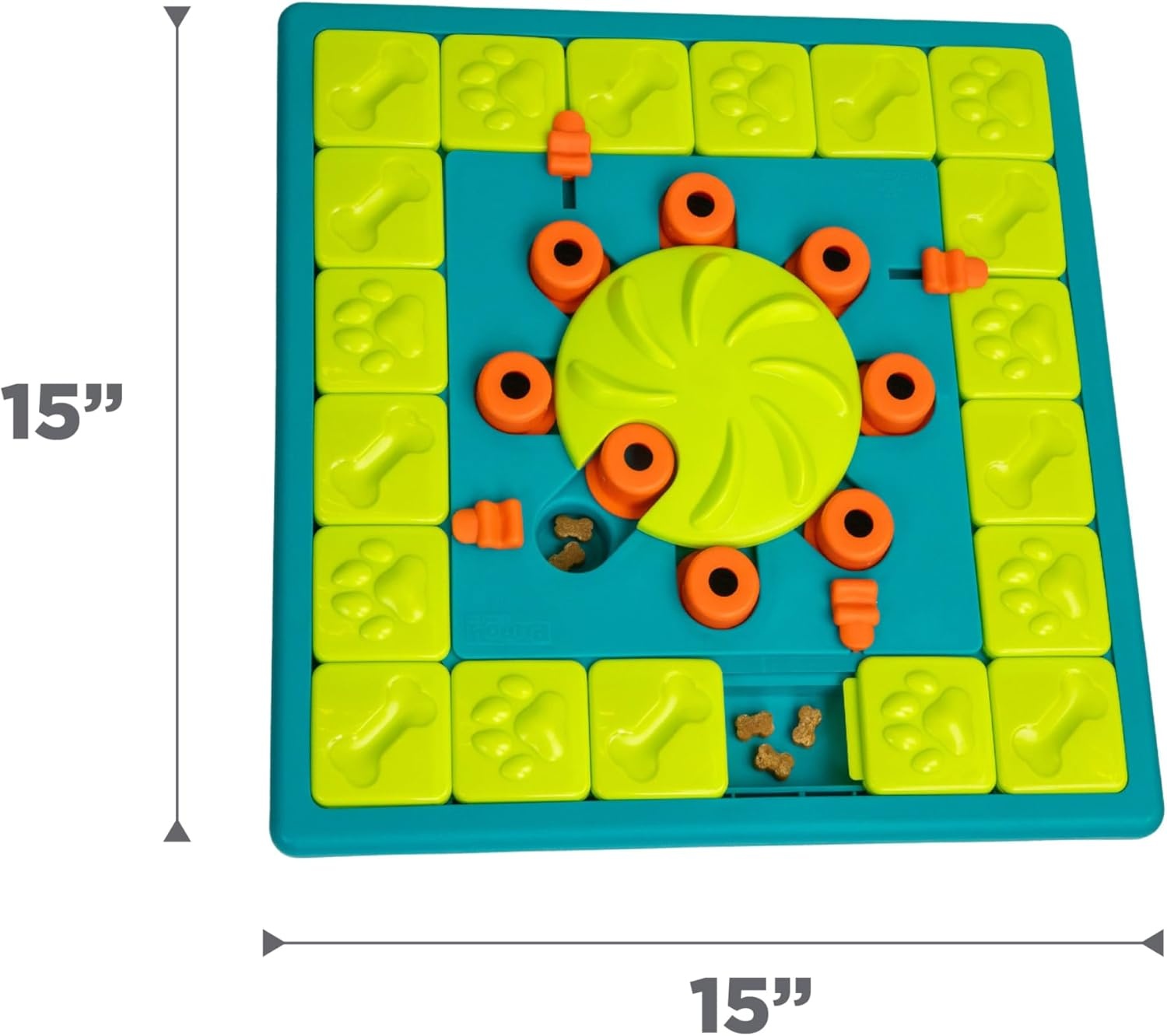image:imageOutward Hound by Nina Ottosson Dog Tornado Interactive Treat Puzzle Enrichment Toy 3 Spinning Layers Level 2 IntermediateMultipuzzle Green