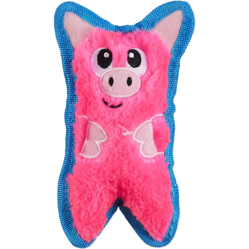 image:imageOutward Hound Durablez Minis Squeaky Plush Dog Toy No Stuffing for Less Mess Interactive amp Tough Jumbo Squeaker Puppies amp Small Dogs Fox 63Pig