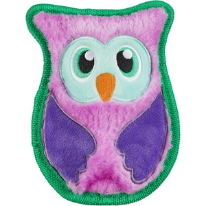image:imageOutward Hound Durablez Minis  Squeaky Plush Dog Toy No Stuffing for Less Mess Interactive amp Tough Jumbo Squeaker Puppies amp Small Dogs Fox 63Owl
