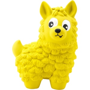 image:imageOutward Hound Tootiez Llama Grunting Latex Rubber Dog Toy Large Yellow