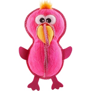 image:imageOutward Hound Xtreme Seamz Alligator Squeaky Dog Toy  Reinforced Dense Stuffing Plush ToyFlamingo