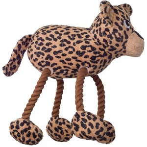 image:imageOutward Hound Xtreme Seamz Alligator Squeaky Dog Toy  Reinforced Dense Stuffing Plush ToyLeopard Tuggy