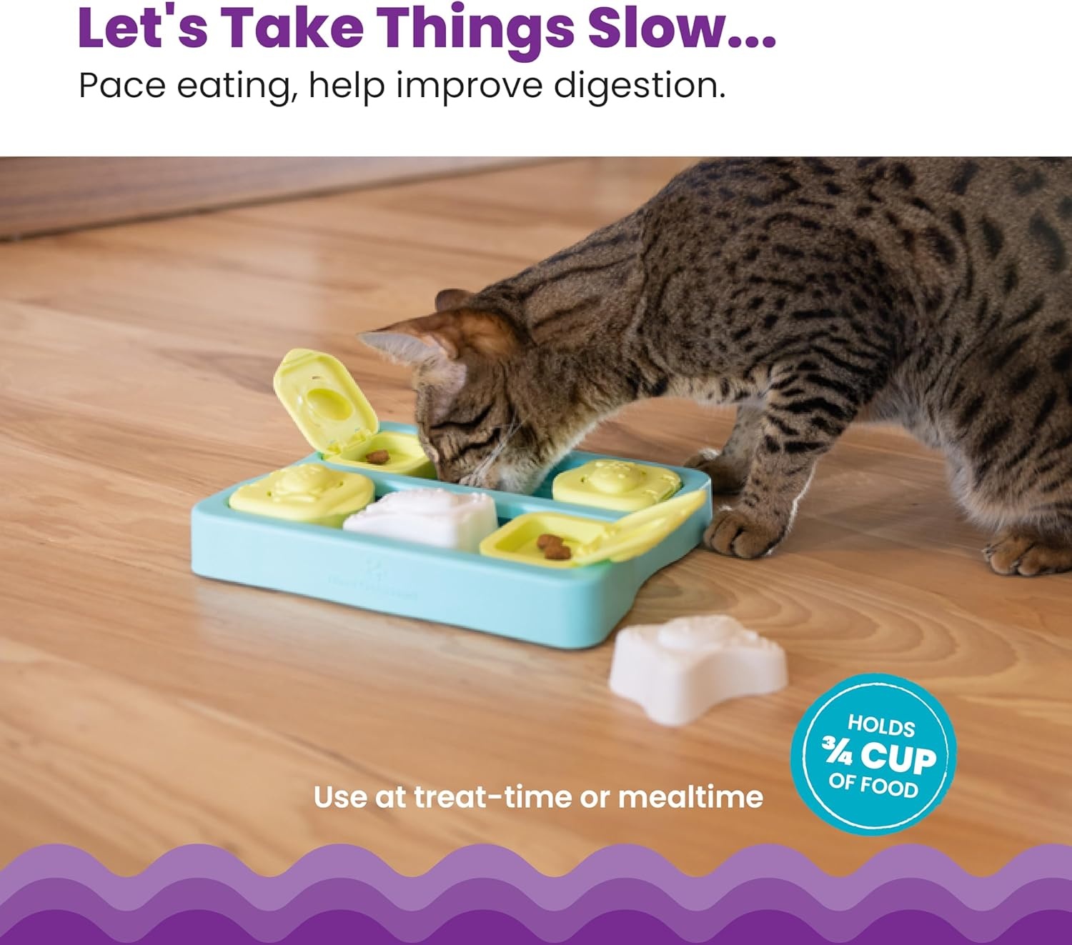 image:imageCatstages Kitty Cube Treat Puzzle Toy Nina Ottosson Purrfect Bitez Natural Crunchy Cat Treats Real Whitefish Flavor 4oz Interactive Feeder amp Training BundleKitty Cube Treats Bundle