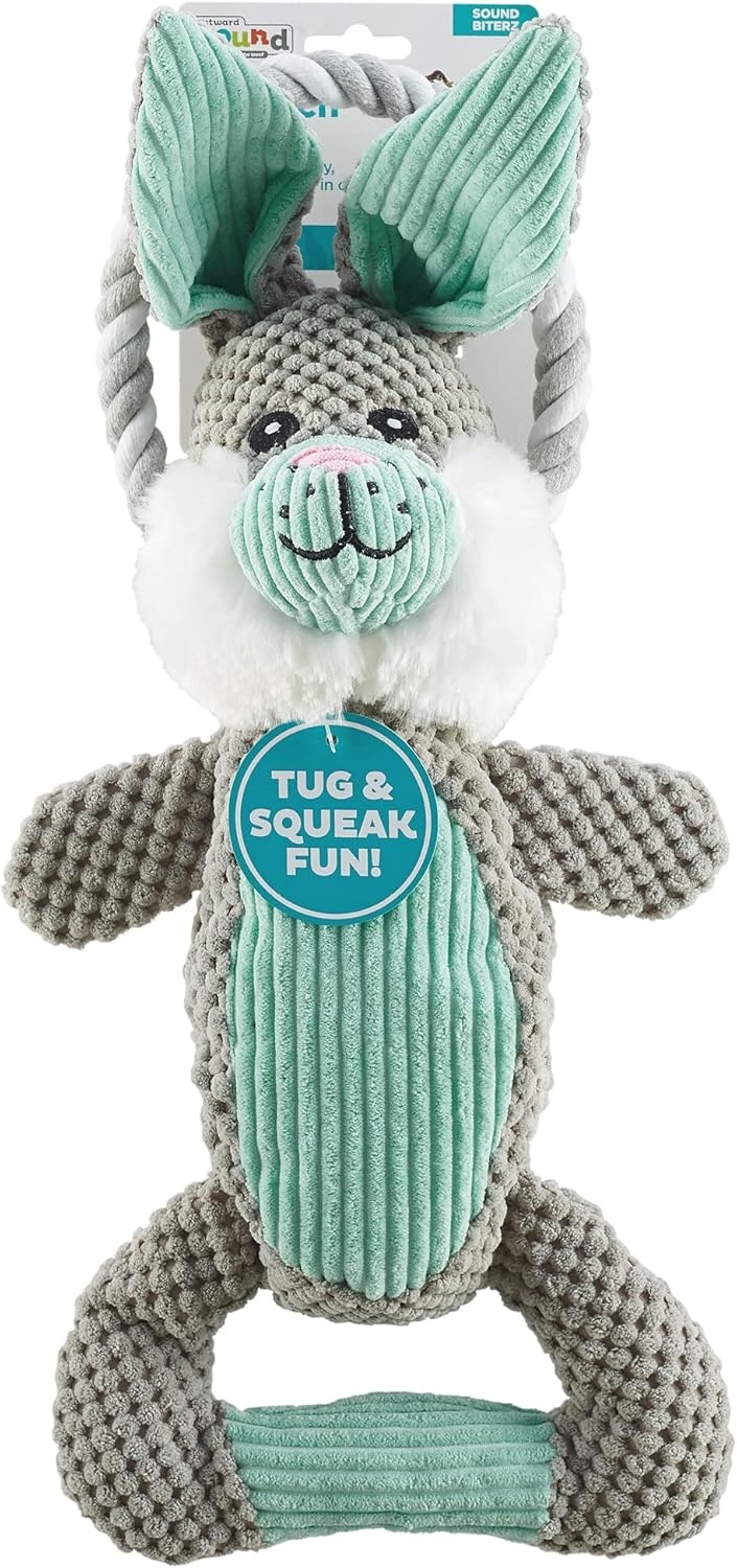 image:imageOutward Hound Ranch Roperz Pig Plush Squeaky Dog ToyScrunch Bunch Bunny