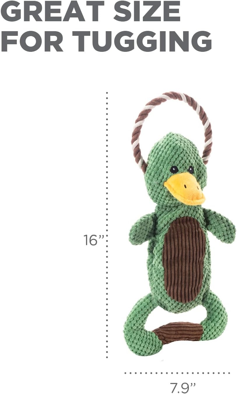 image:imageOutward Hound Ranch Roperz Pig Plush Squeaky Dog ToyScrunch Bunch Duck