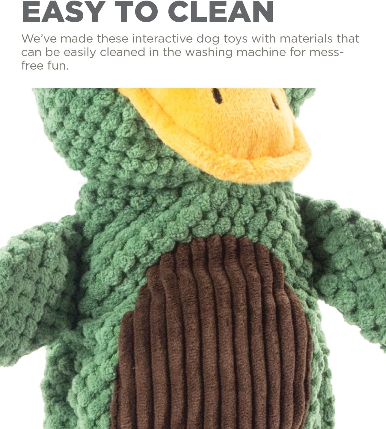 image:imageOutward Hound Ranch Roperz Pig Plush Squeaky Dog ToyScrunch Bunch Duck