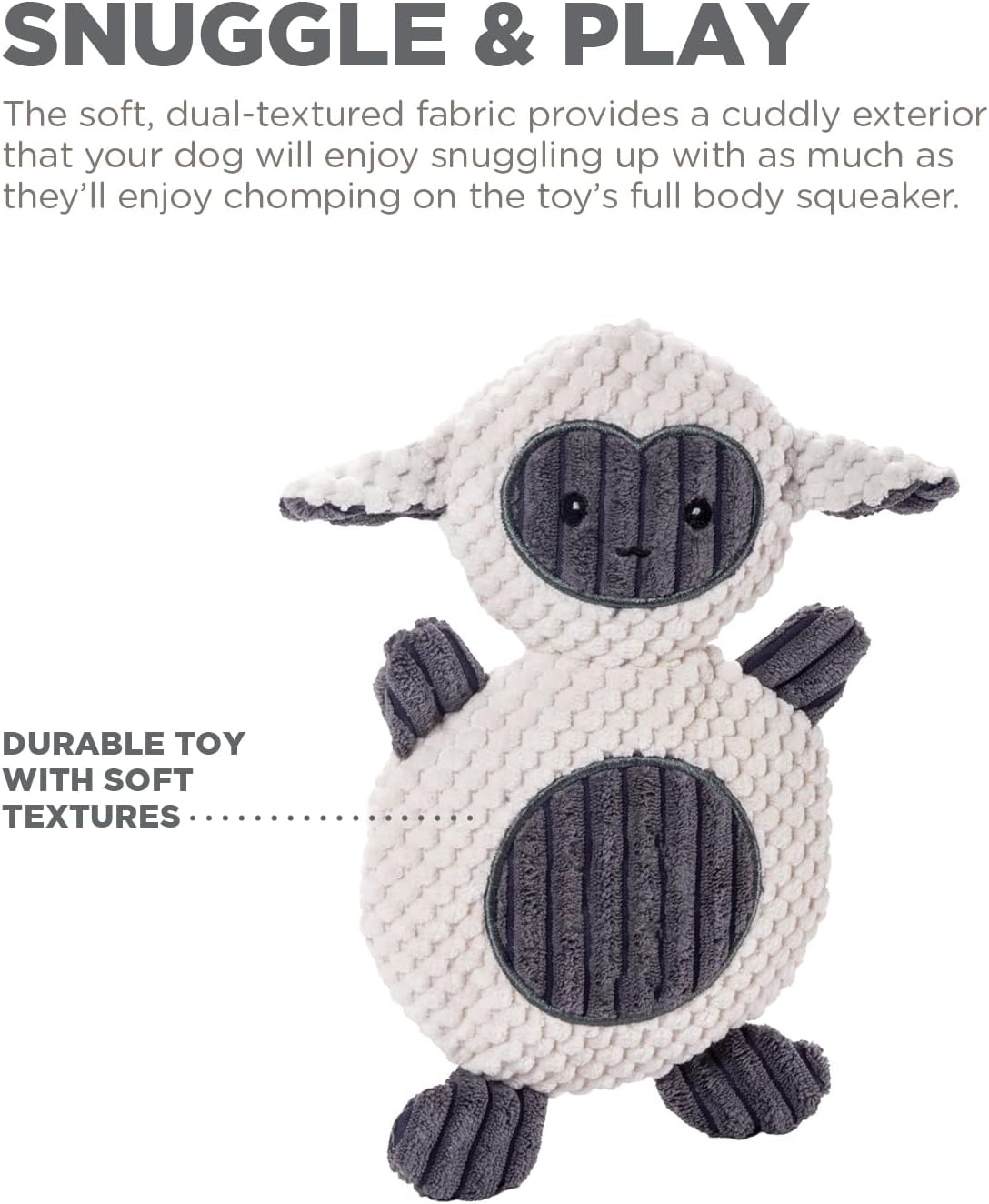 image:imageOutward Hound by Charming Pet Animates Lamb Plush Squeaky Dog ToyAnimates Lamb