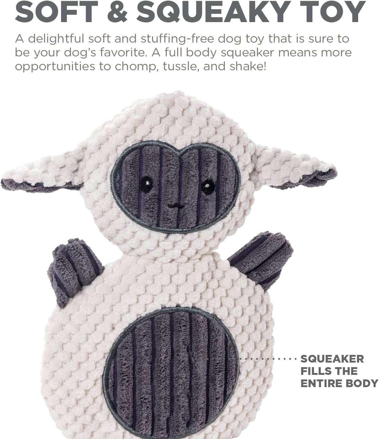 image:imageOutward Hound by Charming Pet Animates Lamb Plush Squeaky Dog ToyAnimates Lamb