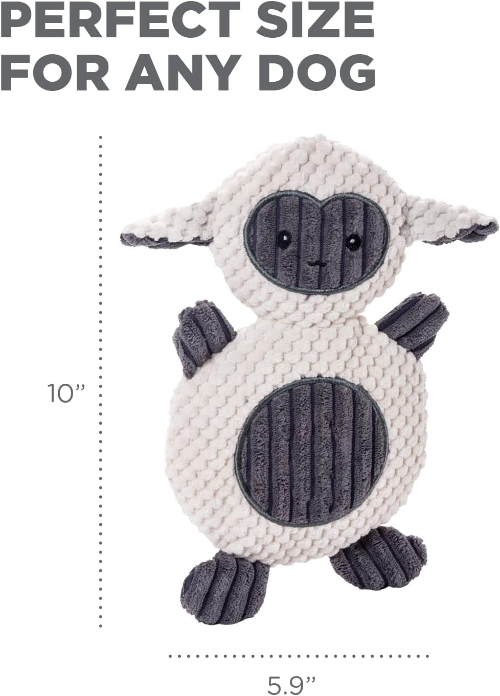 image:imageOutward Hound by Charming Pet Animates Lamb Plush Squeaky Dog ToyAnimates Lamb