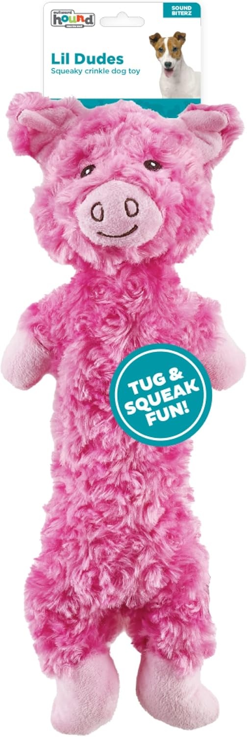 image:imageOutward Hound by Charming Pet Animates Lamb Plush Squeaky Dog ToyLil Dudes Pig