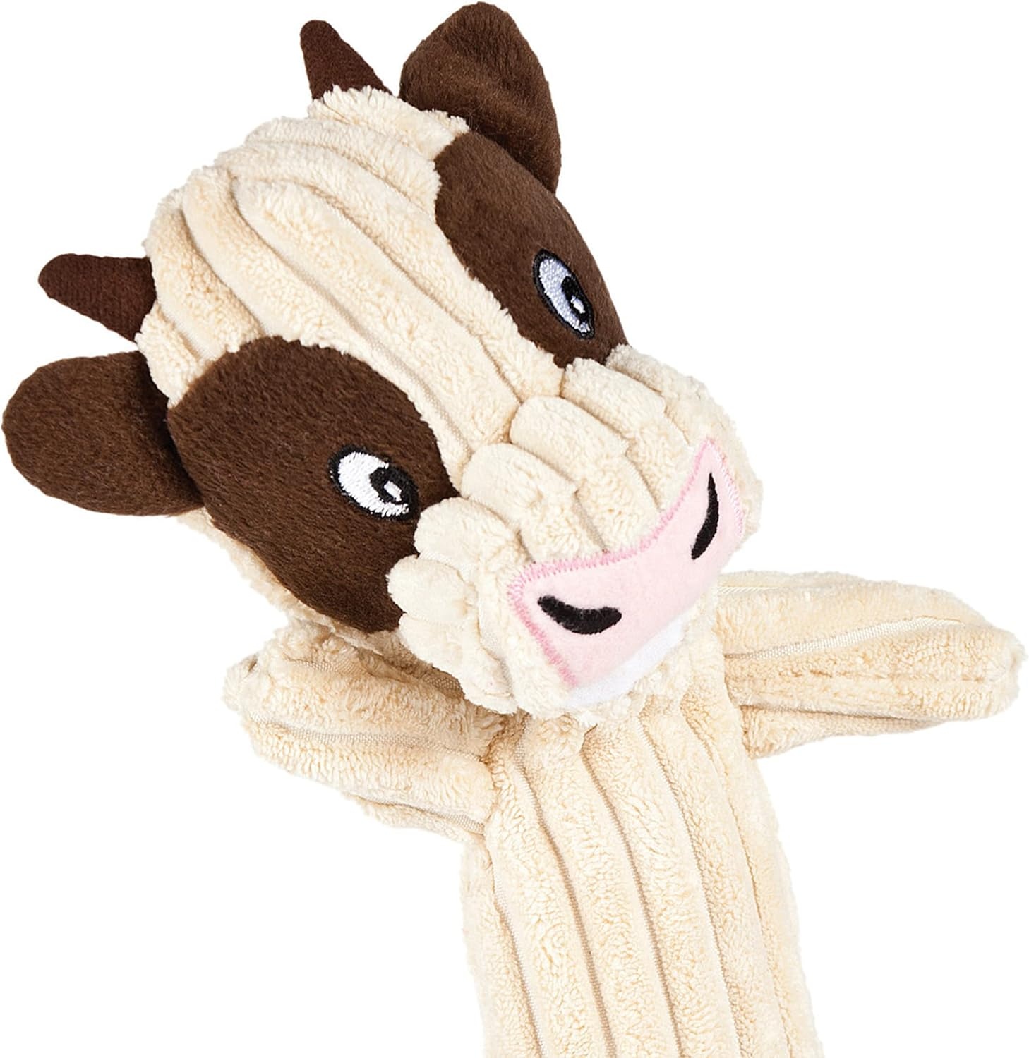 image:imageOutward Hound by Charming Pet Animates Lamb Plush Squeaky Dog ToyTennis Heads Cow