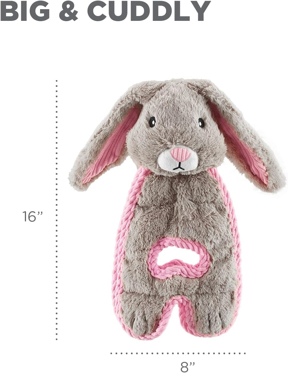 image:imageOutward Hound by Charming Pet Animates Lamb Plush Squeaky Dog ToyTugs Bunny