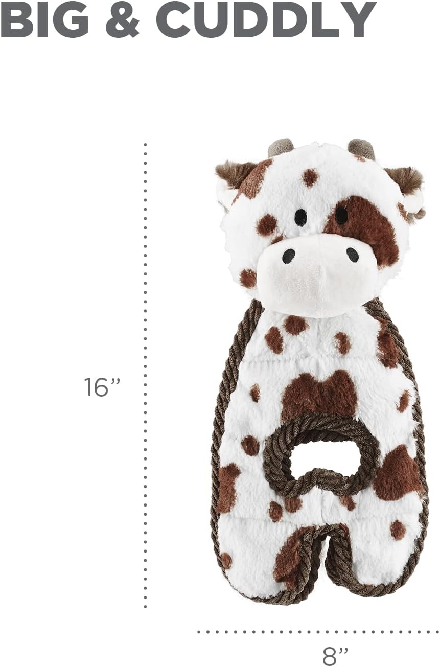 image:imageOutward Hound by Charming Pet Animates Lamb Plush Squeaky Dog ToyTugs Cow