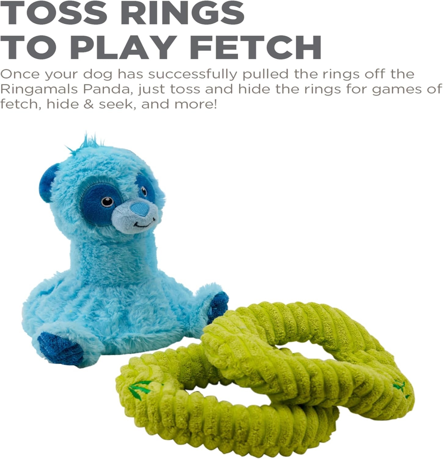 image:imageOutward Hound by Charming Pet Ringamals Panda Interactive Plush Dog Toy PuzzlePanda