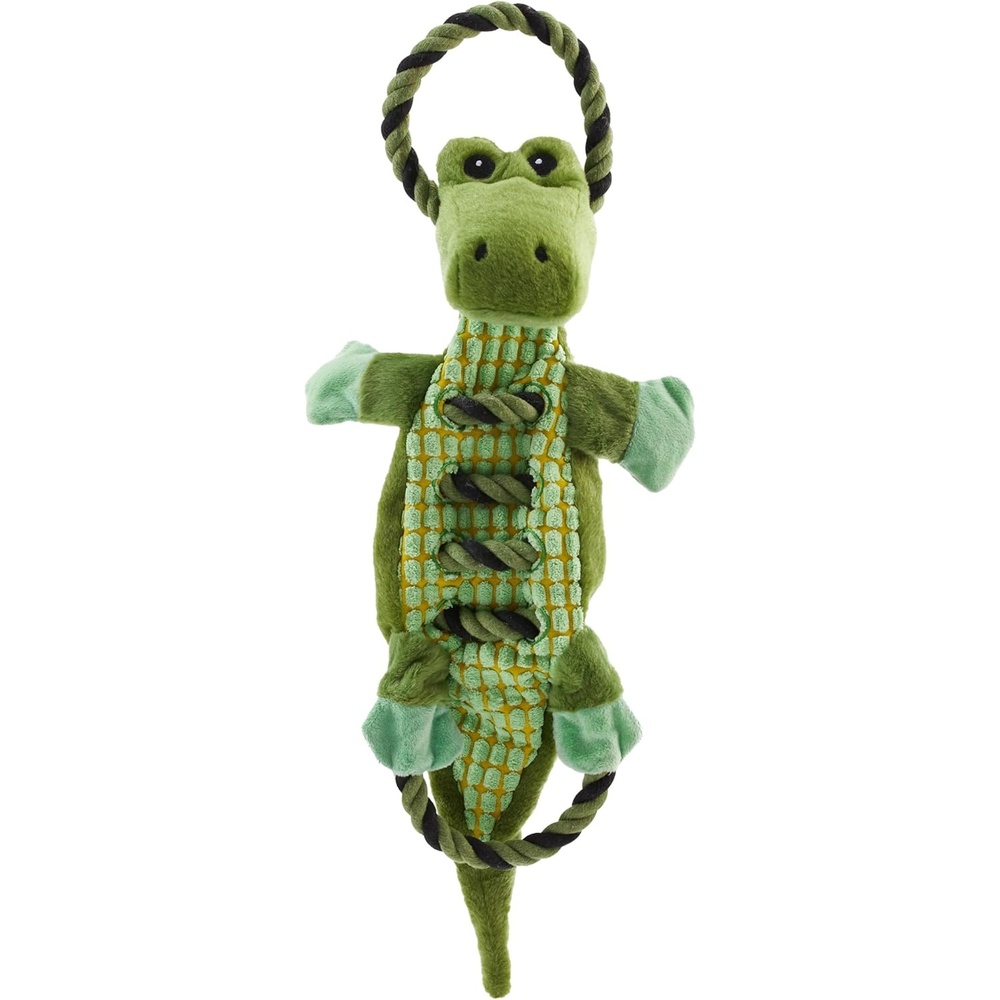 image:imageOutward Hound Ranch Roperz Pig Plush Squeaky Dog ToyRopiez Gator